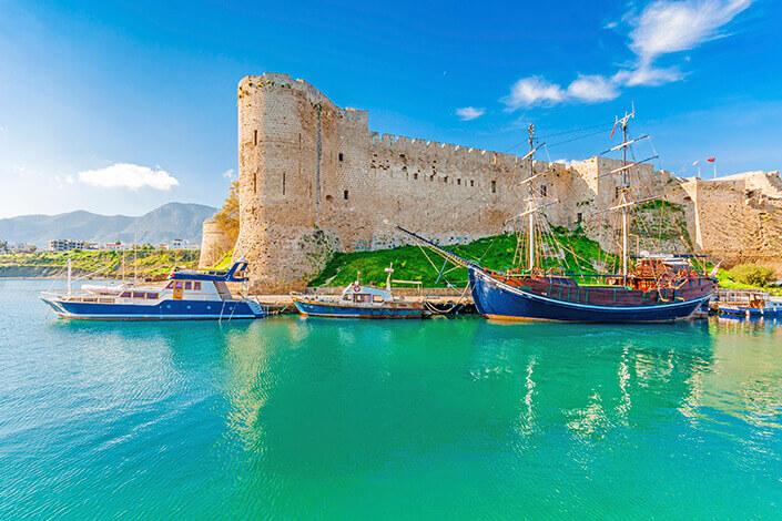 turquois-sea-old-harbour-kyrenia-north-cyprus